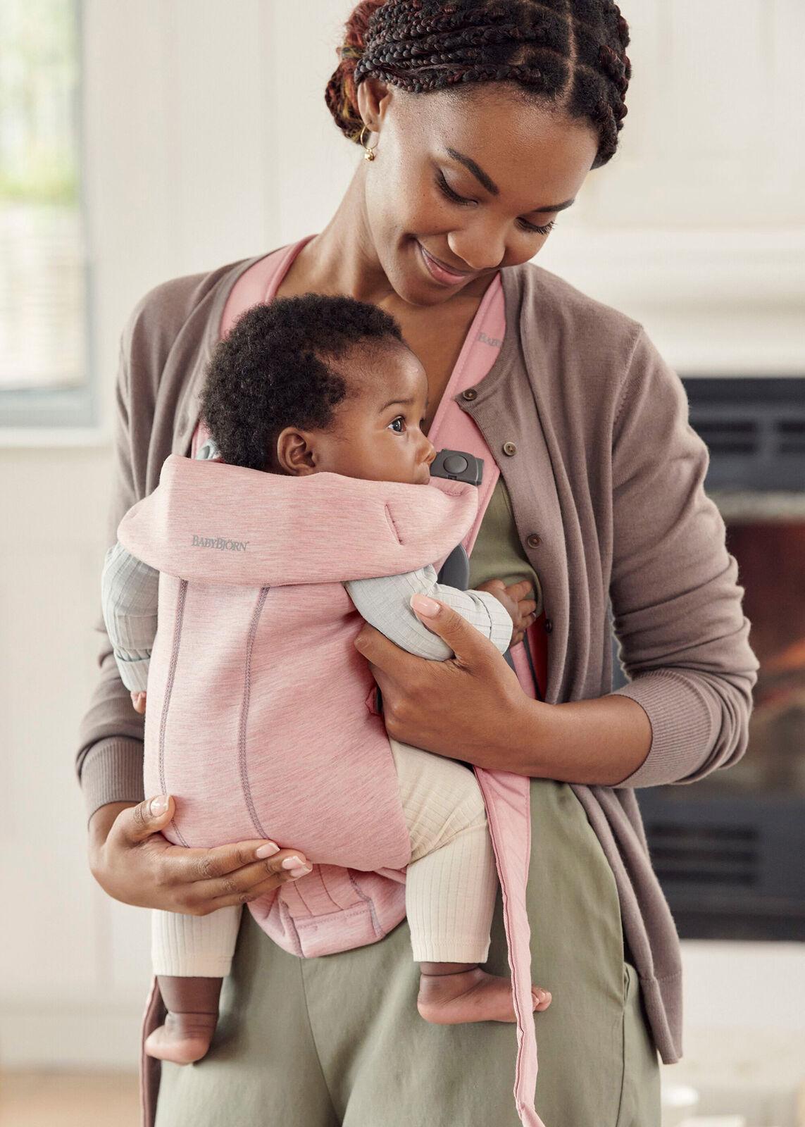 Baby Carrier Mini in Light pink 3D Jersey - BabyBjörn