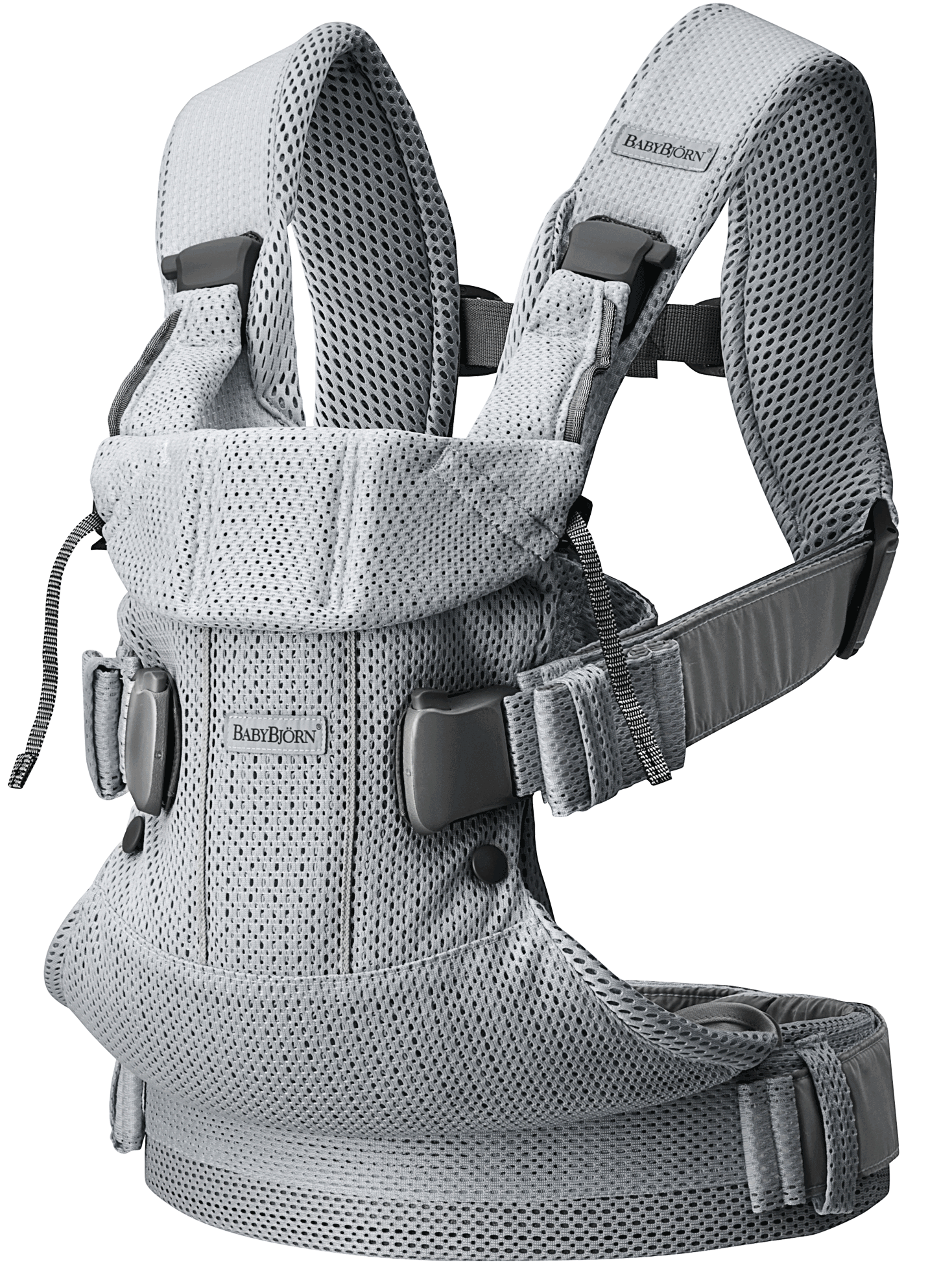 Mochila Porta Bebé One Air - Malla 3D, Plata - BabyBjörn