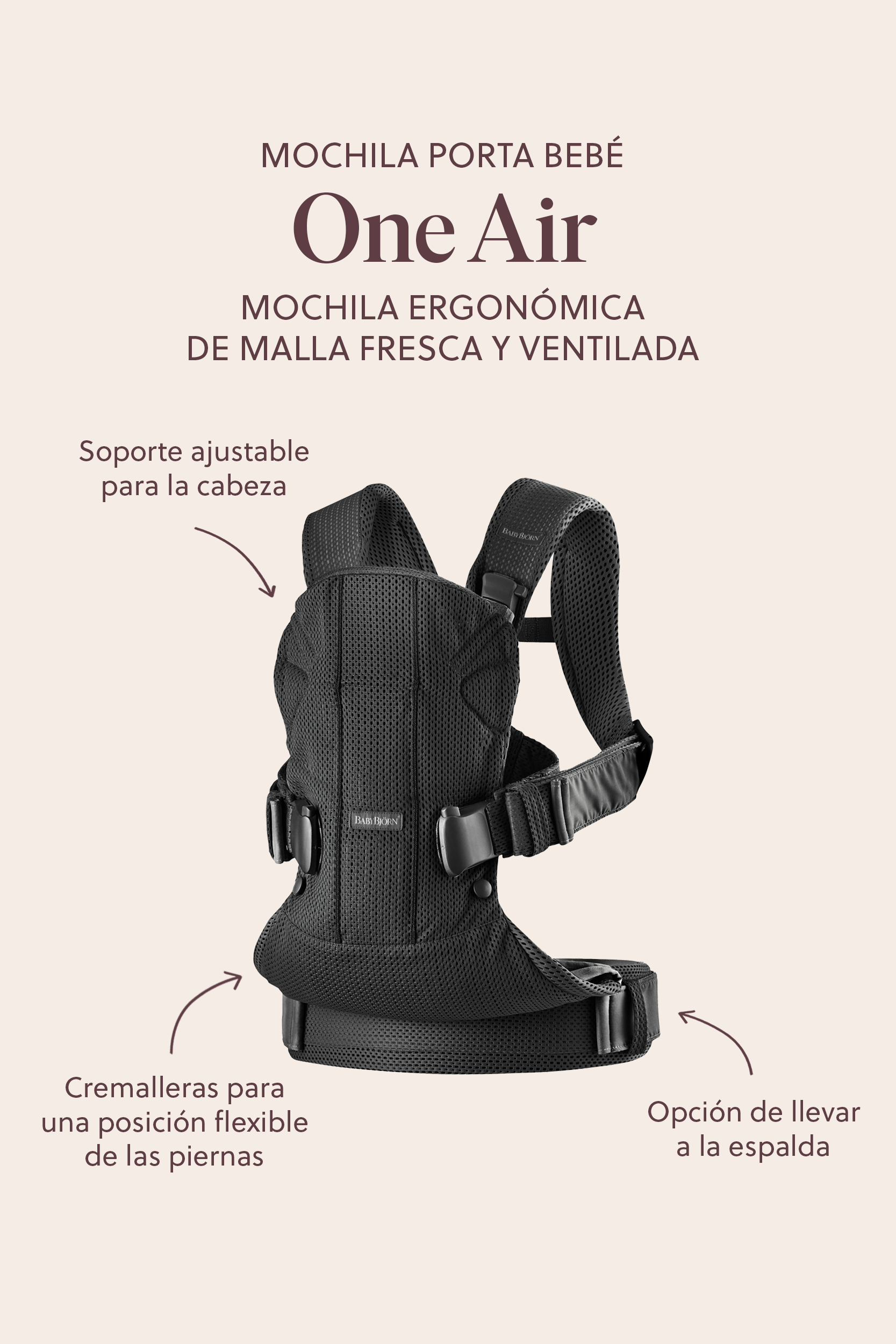 Mochila Porta Bebé One Air - BabyBjörn