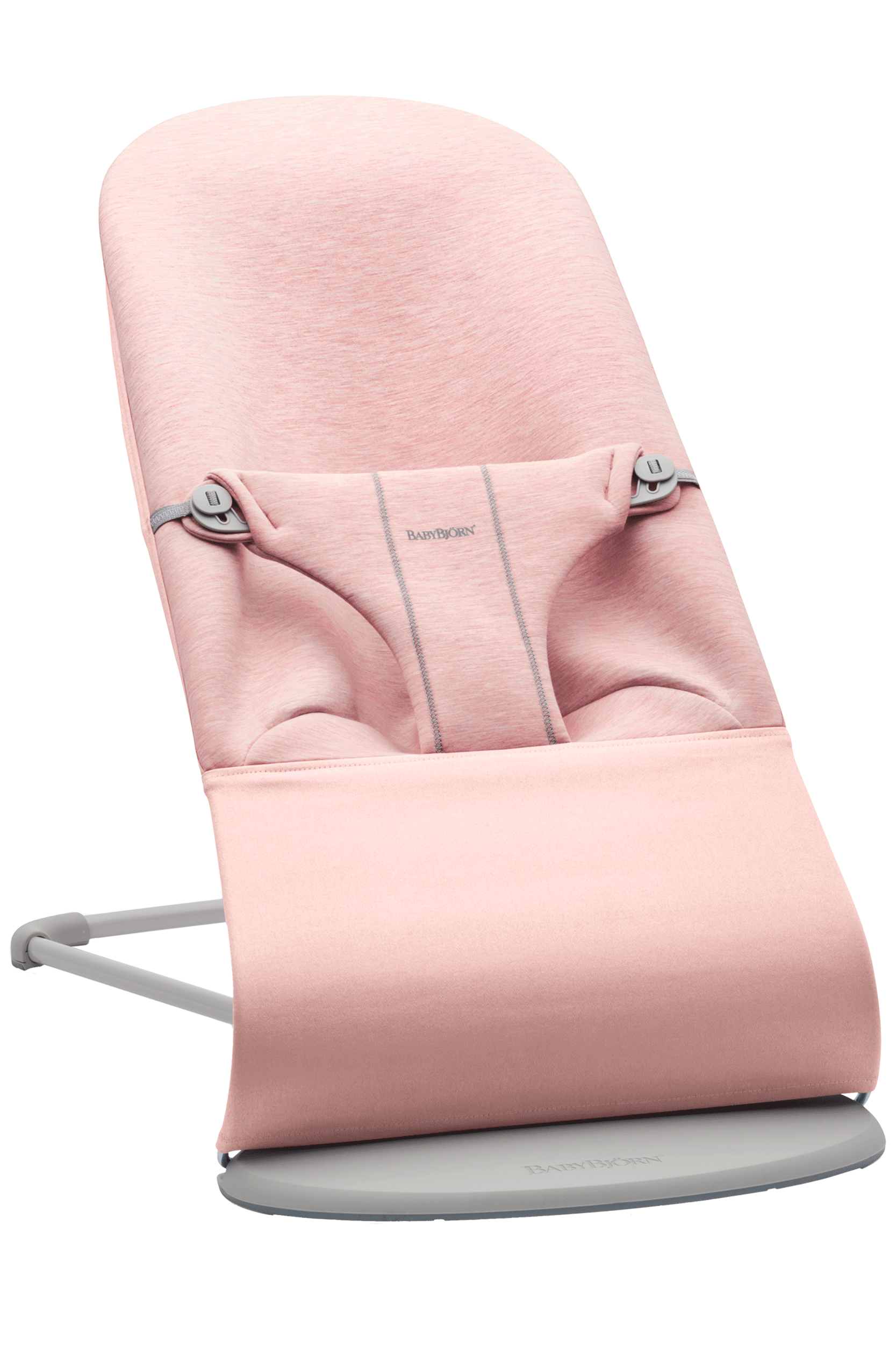 Bouncer Bliss Light pink - 3D Jersey - Light gray frame BabyBjörn