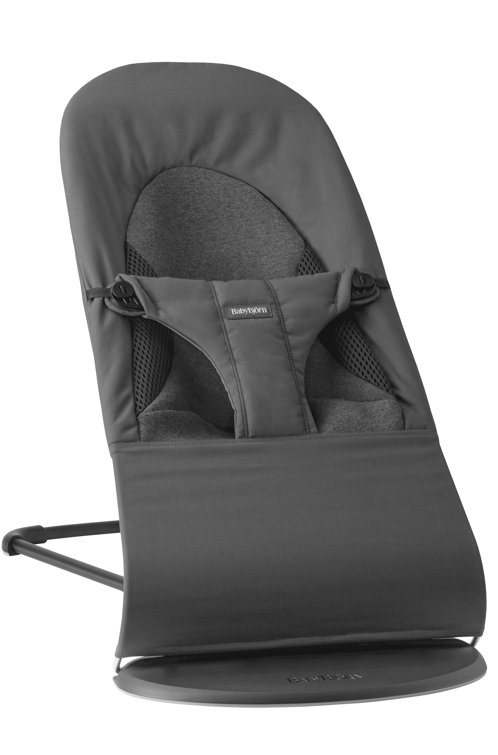 Hamaca Balance Soft, Tejido/Jersey, Tri-Fabric, Gris oscuro - BabyBjörn